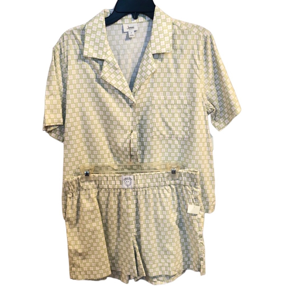 Jenni intimates shorts pajama set floral M